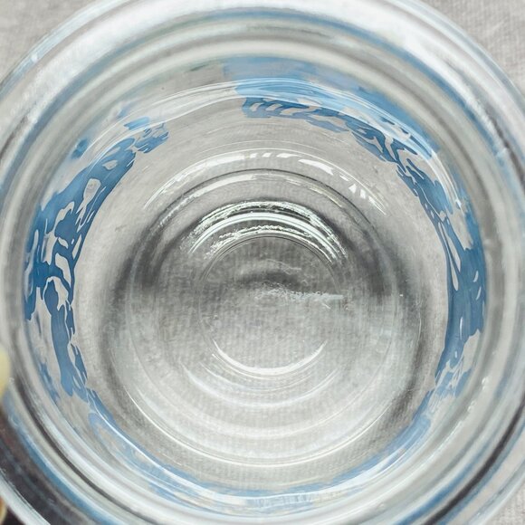 Vintage Glasco Nursery Jar Round The Clock With Baby Cotton Ball Q-tip Holder - Picture 11 of 13